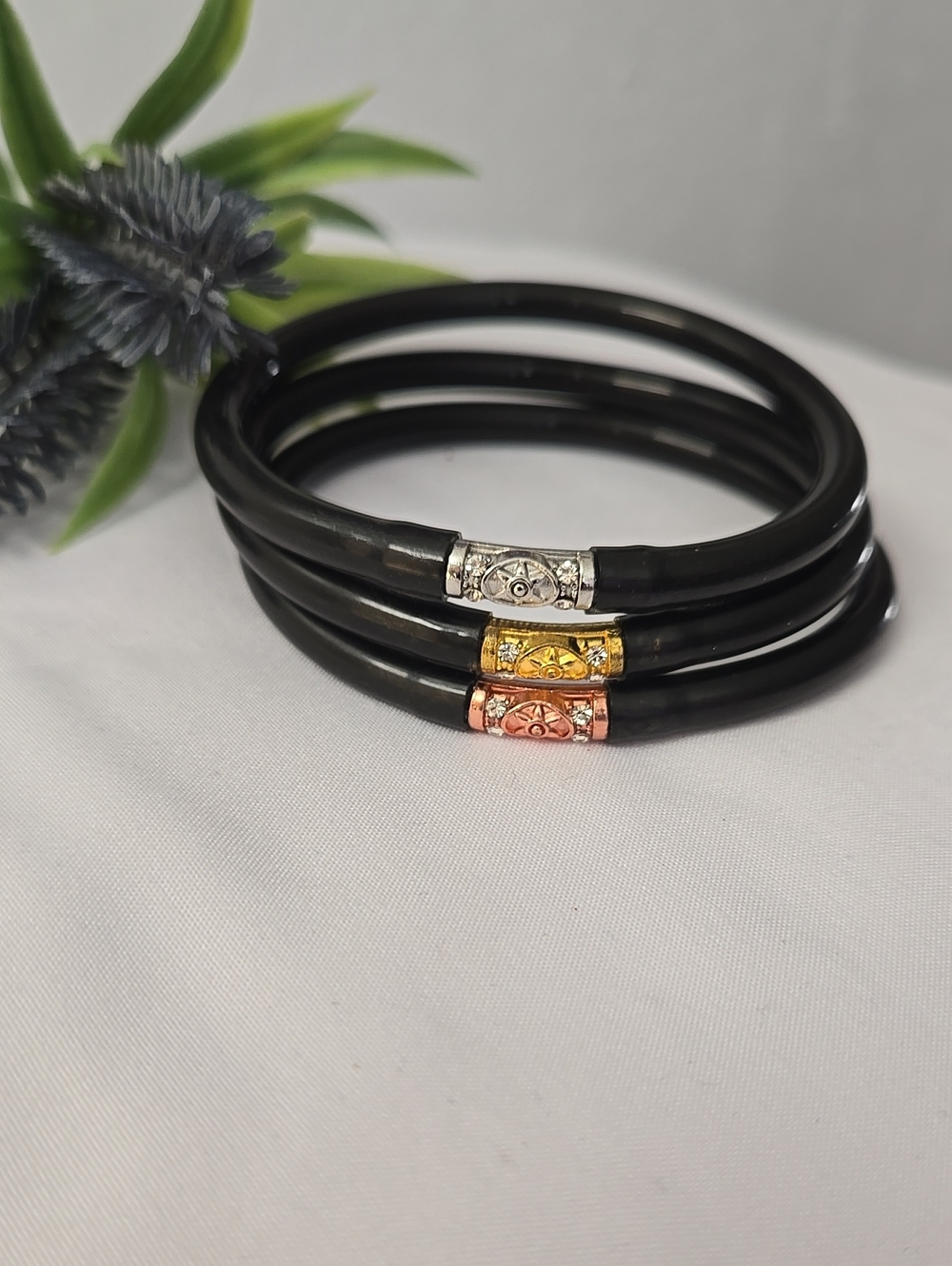 Budha All Weather Womens Bracelet. Color Black  (Not Budhagirls)